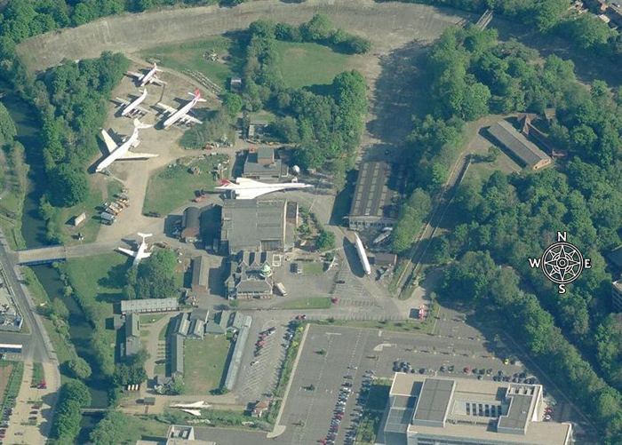Brooklands from the air